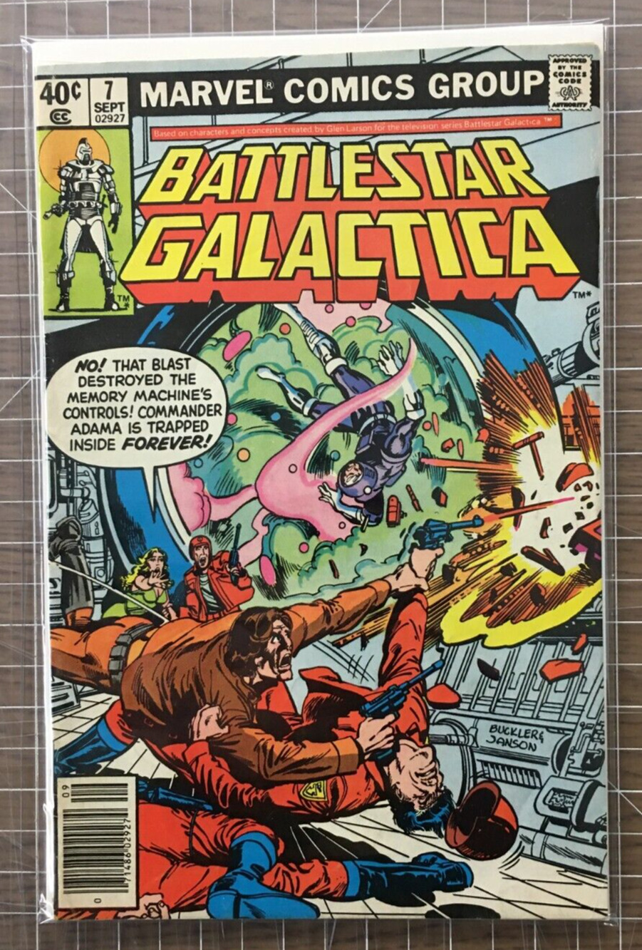 Battlestar Galactica #7 All Things Past and Present - Marvel Comic (1979) 4-5
